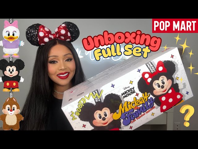 POPMART LABUBUãWACKY MART,Mickey FAMILY POP MART MICKEY FAMILY LABUBU UNBOXING ð«£ð FULL SET POPMART