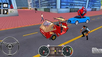 Tuk Tuk Auto Rickshaw - Indian Taxi Driving - iOS Android Gameplay 14