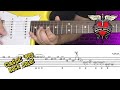 Bon jovi  runaway  guitar solo lesson with tabs