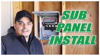 Installing a Sub Panel for Heater \& Welder + 50amps in the Garage