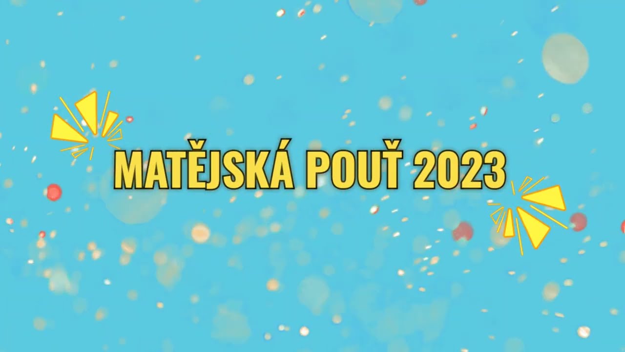 Matějská pouť 2023 - úvodní před přípravné video - YouTube