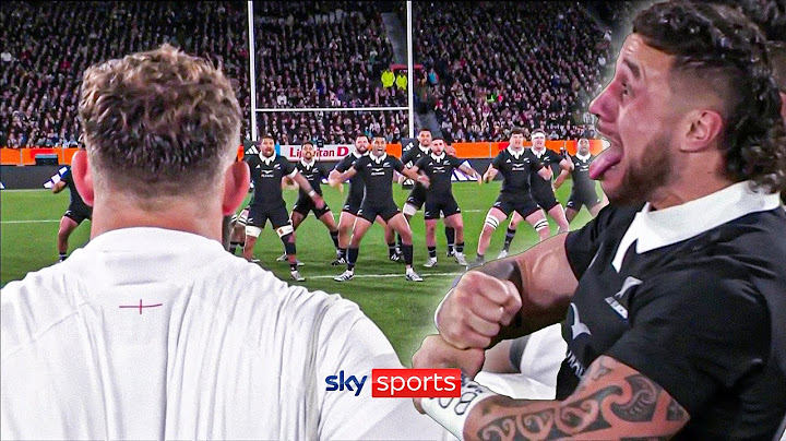 INTENSE! 😯 The All Blacks perform the Haka in front of England