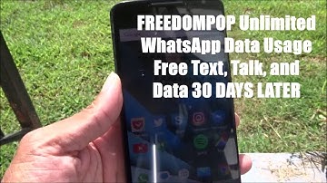 FREEDOMPOP WHATSAPP UNLIMITED TEXT TALK  30 DAYS LATER