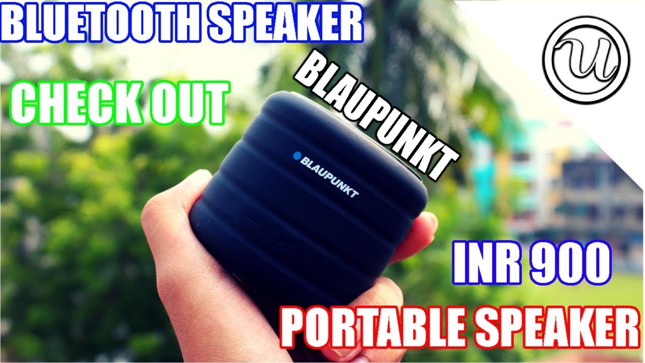 blaupunkt portable speaker bt01