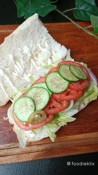 homemade-subway-veggie-delight-youtubeshorts-shorts-subway-sandwich