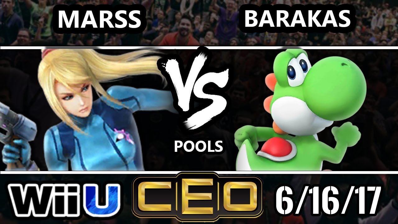 CEO 2017 Smash 4 - Marss (ZSS) Vs. Barakas (Yoshi) Wii U Tournament