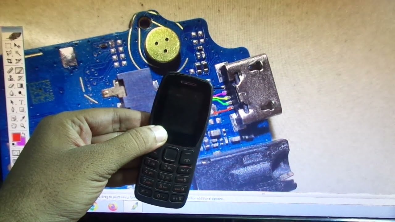 nokia-105-ta-1423-charging-connector-way-jumper-solution-youtube