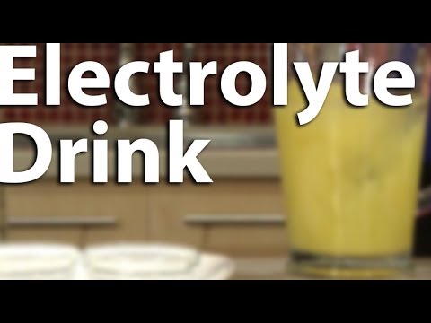 How-to make a Homemade Electrolyte Drink