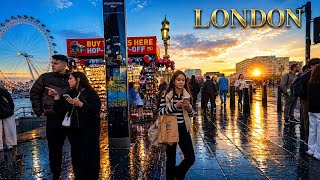 Golden Hour Journey From Westminster To West End •  London Walk ASMR 4K HDR