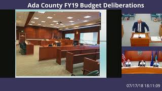 Ada County Public Hearing July 17th 2018