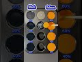 Guess the Color Challenge 80% Black + 20% Salmon = ? #mixing #painting #satisfying