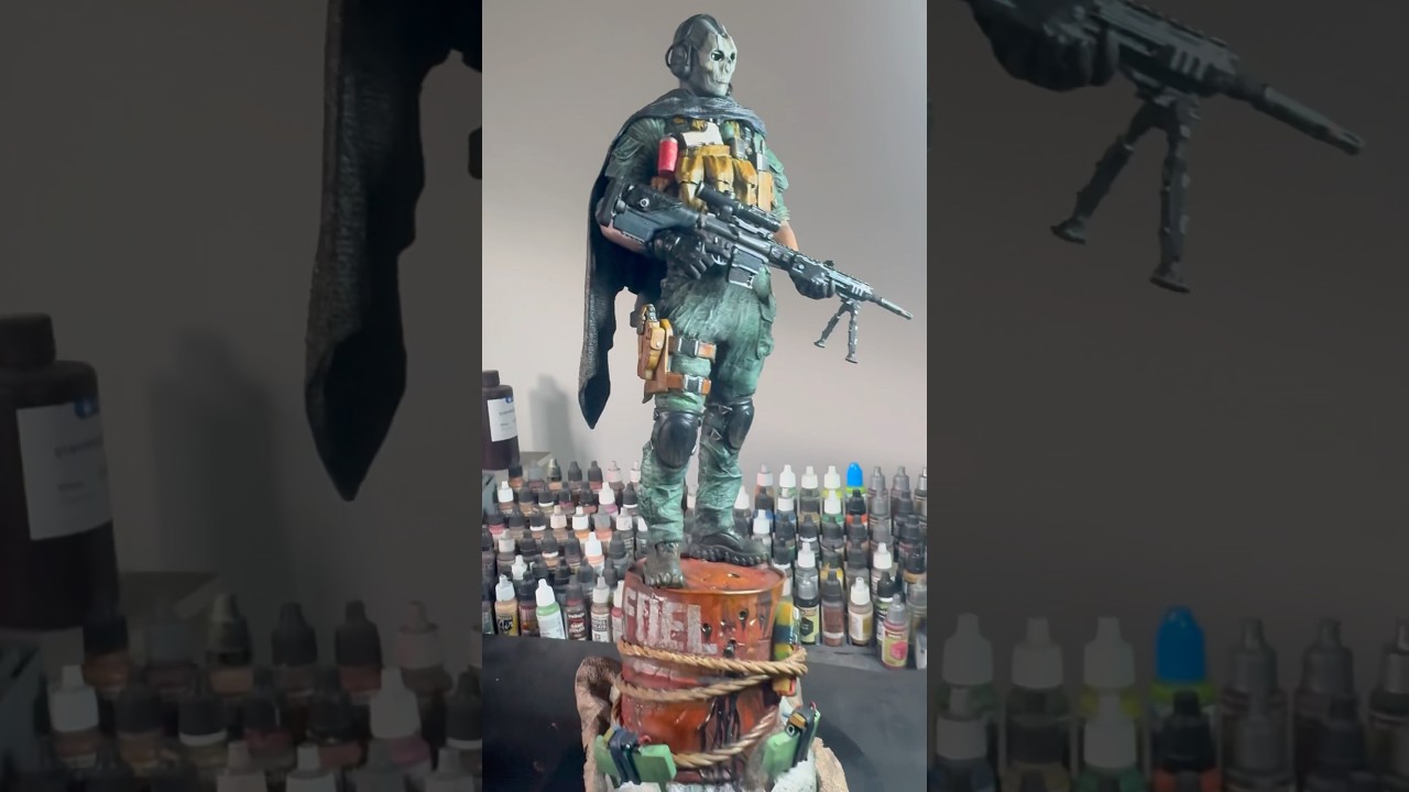 Unleashing the Ghost Warrior—crafted let’s paint 