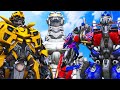 MECHAGODZILLA vs OPTIMUS PRIME & BUMBLEBEE (Transformers)