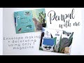 Pen Pal With Me: Envelope making & decorating