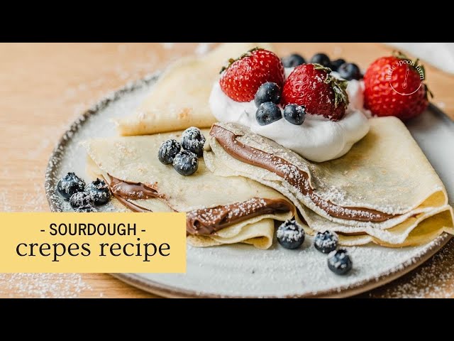 Easy Sourdough Discard Crepes Recipe - Make It Dough