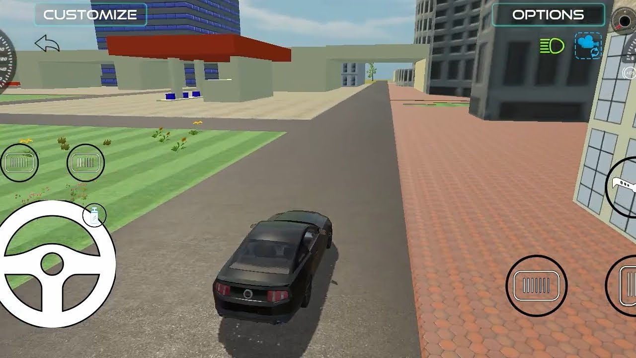 || MATTE BLACK 🖤 MUSTANG GT CAR RIDE || INDIAN WEHICAL SIMULATOR 3D ANDROID GAME 