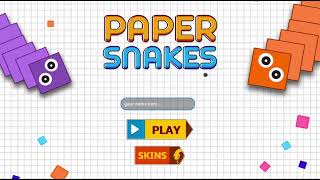 Paper Snakes Gameplay & Walkthrough | Free at 123Games.App screenshot 1