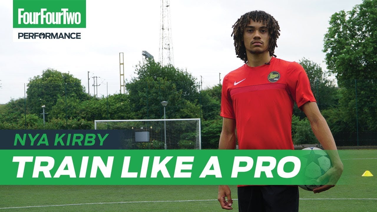 Crystal Palace wonderkid Nya Kirby | 1 v 1 and finishing session | Train like a Pro