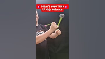 5A Ninja Helicopter Yoyo Trick! 🪀🎲🥷 #5amay