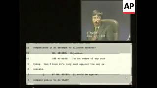 USA: MICROSOFT ANTI TRUST TRIAL: BILL GATES TESTIMONY