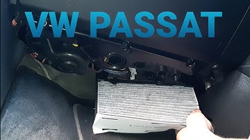 How to change cabin filter vw passat b6.
