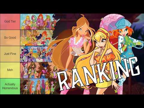 Tier Ranking Iconic Winx Outfits 