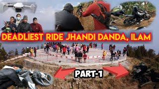 Deadliest off-road in NEPAL || Jhandi danda Vlog, Ilam. ३ पटक लड्यो Amazing Drone shoot PART-1