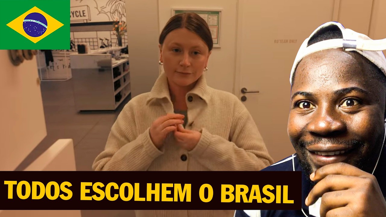 Sem falar português, russa larga tudo na Europa pelo Brasil