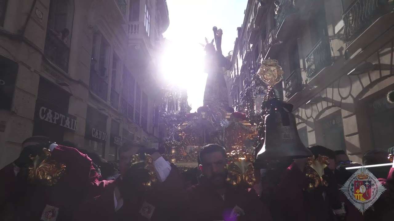 (4k) Plz. de la Constitución - N.P.J. Nazareno de Viñeros - Málaga 2025 - AM. San Lorenzo Mártir