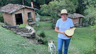 FRANGO COM POLENTA  PRODUZIMOS NO SÍTIO QUASE TUDO  VIDA SUSTENTÁVEL