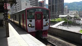 日豊本線８１５系　杵築行き　別府駅発車