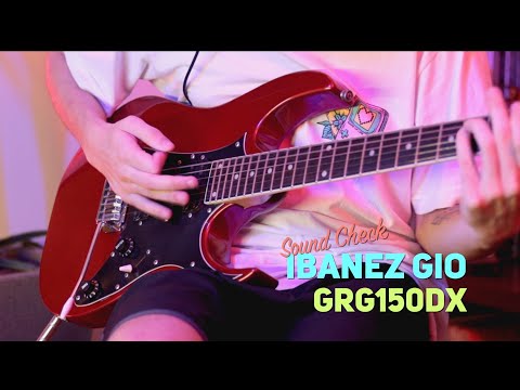 Sound Check: IBANEZ GIO GRG150DX RED - YouTube