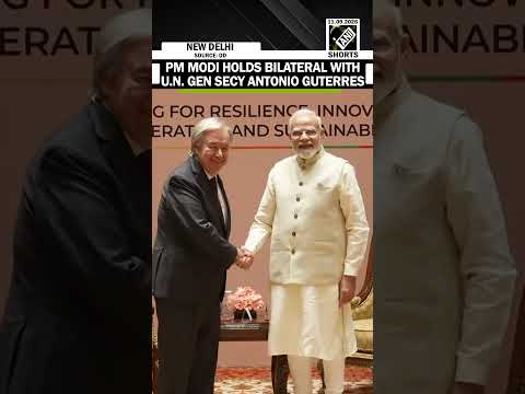 PM Modi holds Bilateral with UN General Secretary Antonio Guterres on sidelines of BRICS Summit 2026