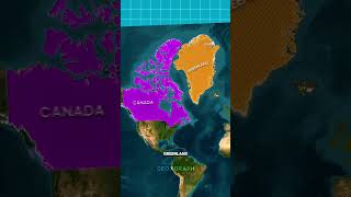 The Map WE use is Lying to us... #creatorsearchinsights #geography #mapanimation #DidYouKnow