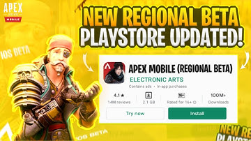 Apex Legends Mobile Playstore Updated Again + Soft Launch🔥|| Apex Mobile Open Beta Update