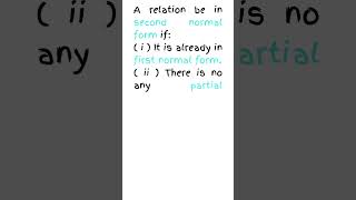 second normal form (DBMS)