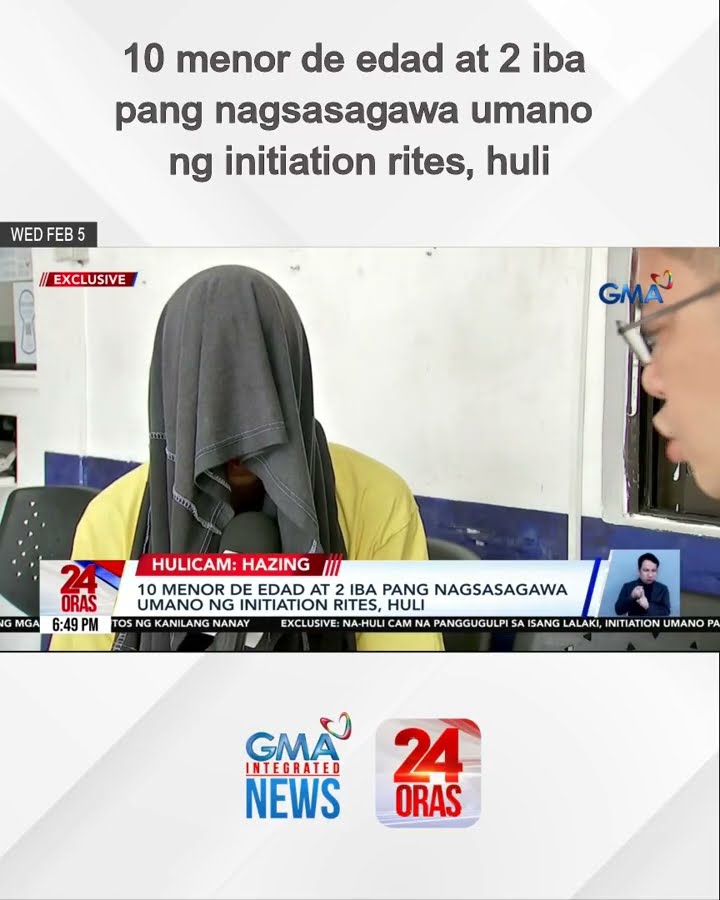 10 menor de edad at 2 iba pang nagsasagawa umano ng initiation rites, huli | 24 Oras