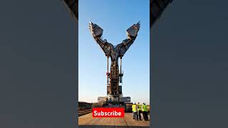 It raised its arms like a robot eagle... 🦾 #epic #aiwowai #monstertech #constructionlife #excavator