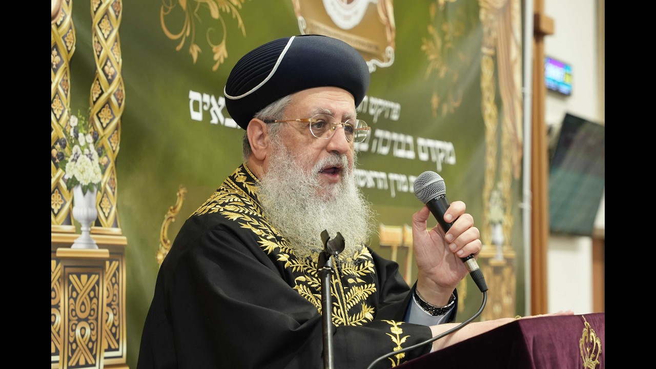 “אתם הדור הבא של גדולי ישראל” הראשון לציון הרב דוד יוסף שליט”א בביקור מיוחד בפרויקט “חונכות המרכזי”