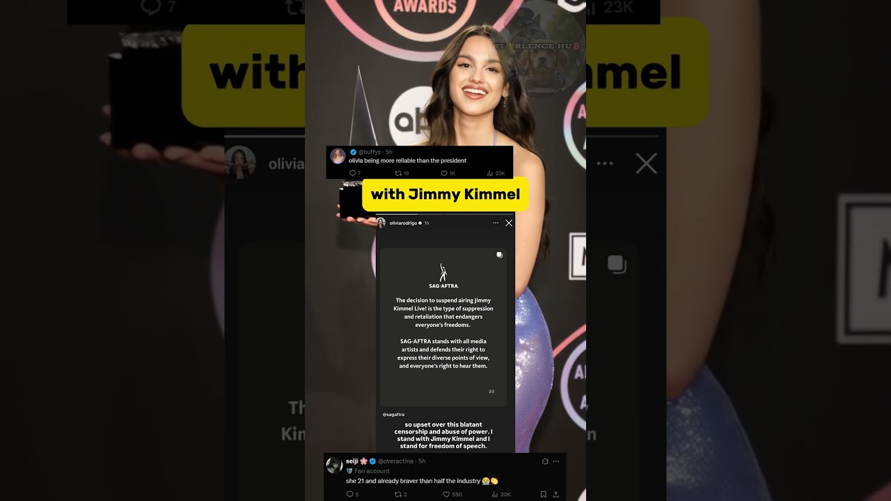 Olivia Rodrigo Explodes Over Jimmy Kimmel Suspension: Calls It ‘Censorship and Abuse of Power!