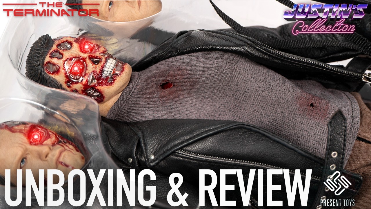Распаковка и обзор фигурки Терминатора Т-800 в масштабе 1/6.