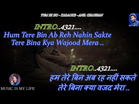 Tum Hi Ho Arijit Singh Karaoke With Scrolling Lyrics Eng. & हिंदी