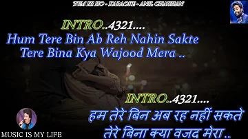 Tum Hi Ho Arijit Singh Karaoke With Scrolling Lyrics Eng. & हिंदी