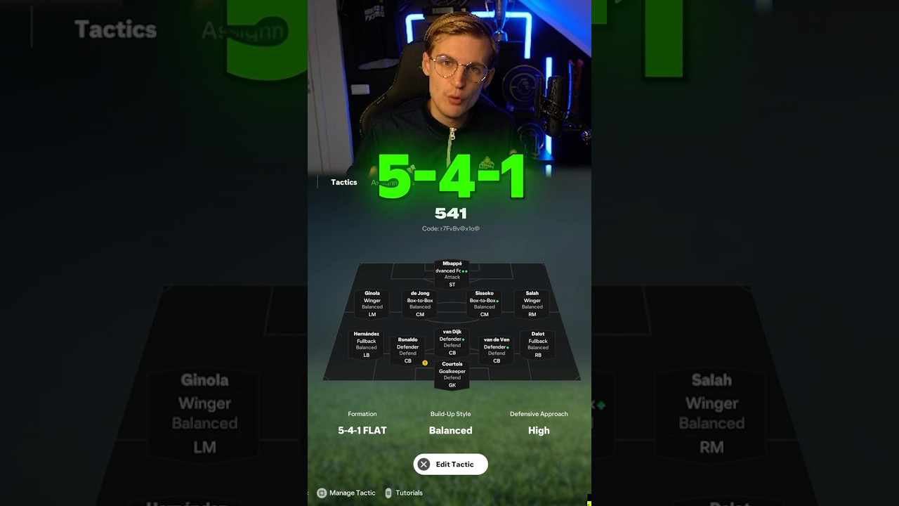 THE BEST DEFENSIVE FORMATION IN EA FC 25 🔥 #eafc25 #fifa