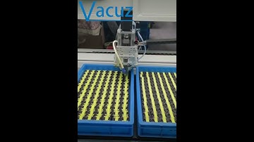 Vacuz Automatic Transformer Bobbin Coil Glue Adhesive Visual Vision Dispenser Dispensing Machine
