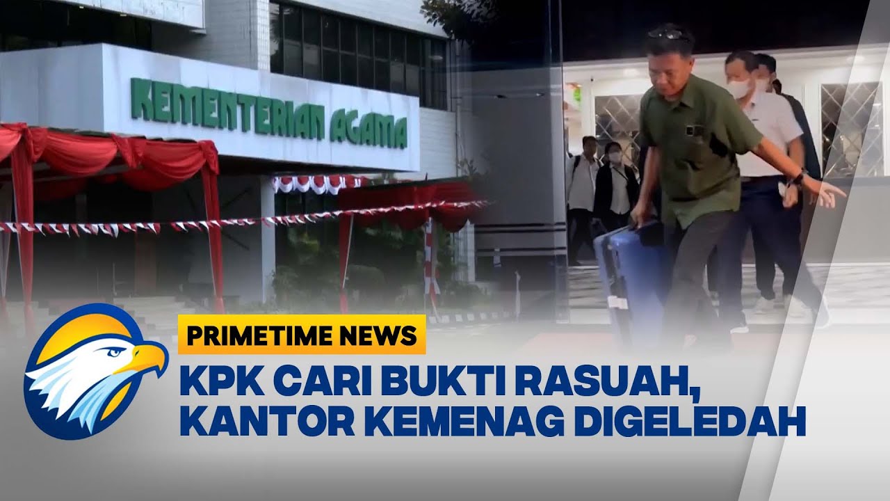 Geledah DItjen PHU Kemenag, Penyidik Bawa 3 Koper [Primetime News]