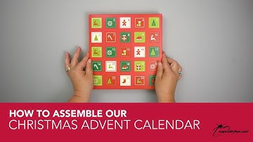 Folding Carton Assembly: Christmas Advent Calendar Folding Carton