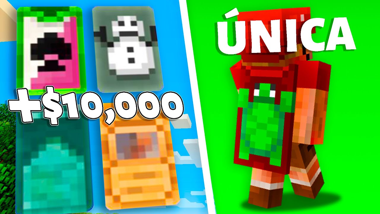 Las CAPAS más RARAS y CARAS de MINECRAFT