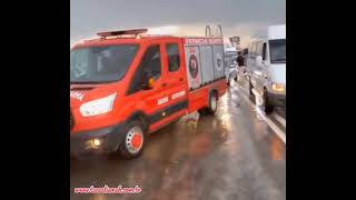 Komşuyu Sel Aldı Elazığ - Tunceli Yolu Çift Taraflı Kapandı: 1 Kişi Mahsur Kaldı