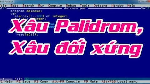 lập trình pascal, chuoi palimdrom, xâu đối xứng, đề thi HSG tin học